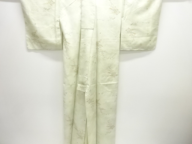  草花模様小紋着物